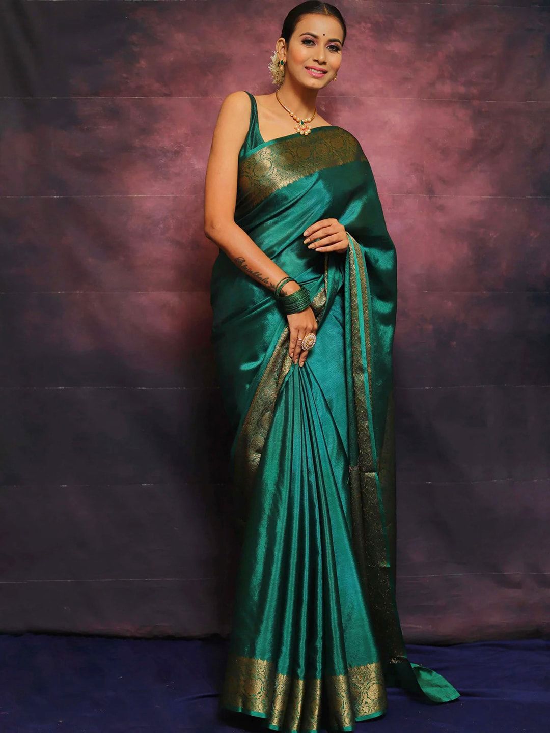 KALINI Zari Banarasi Saree