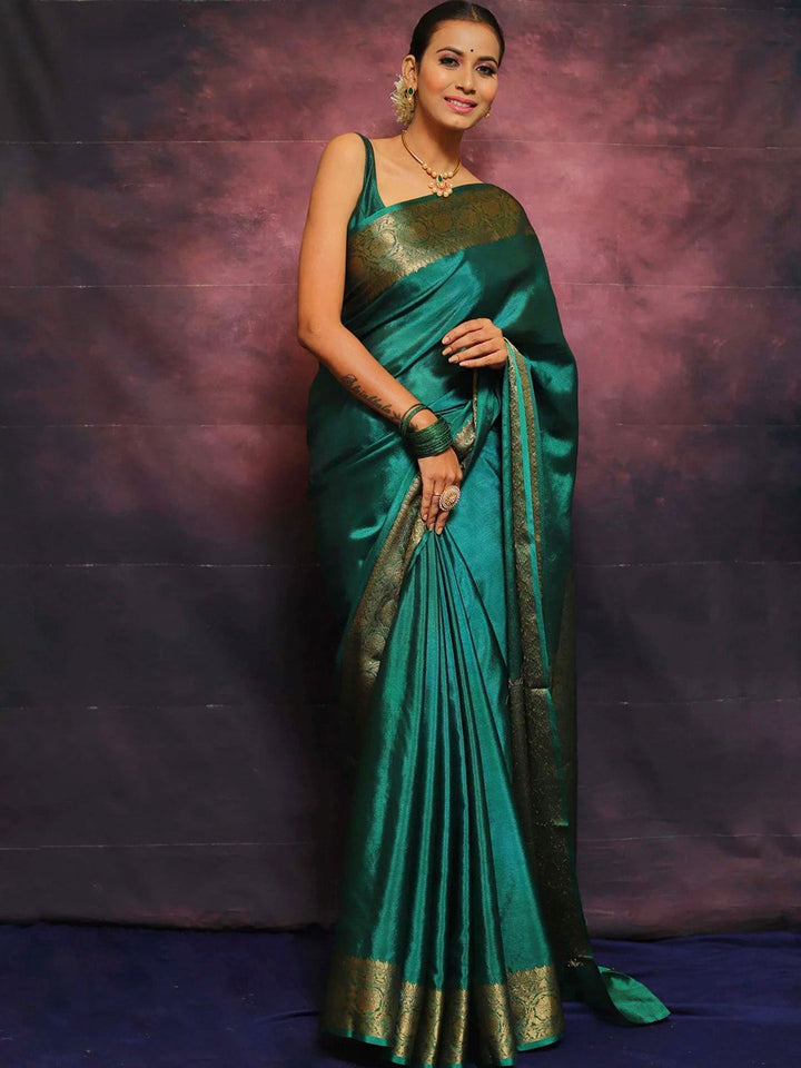 KALINI Zari Banarasi Saree