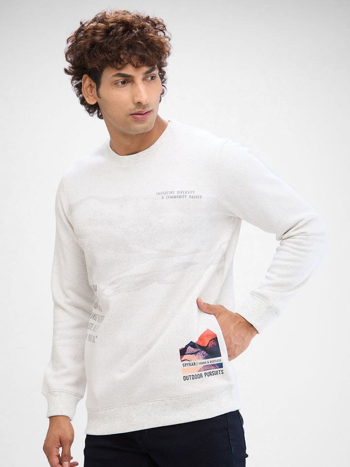 Spykar Men Sweatshirt Hooded