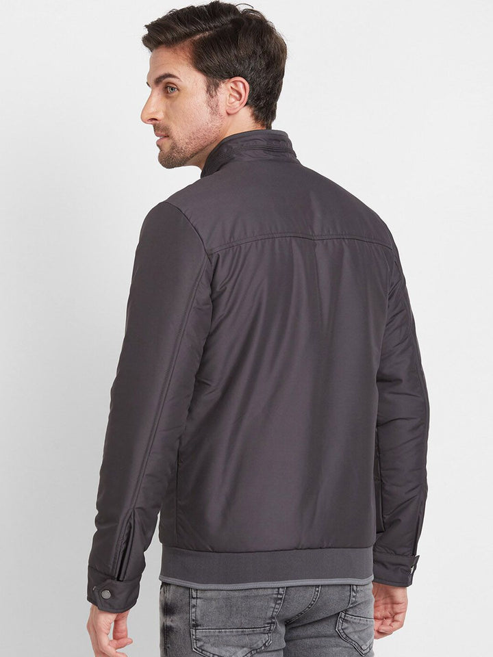 Being Human Mock Collar Padded Jacket