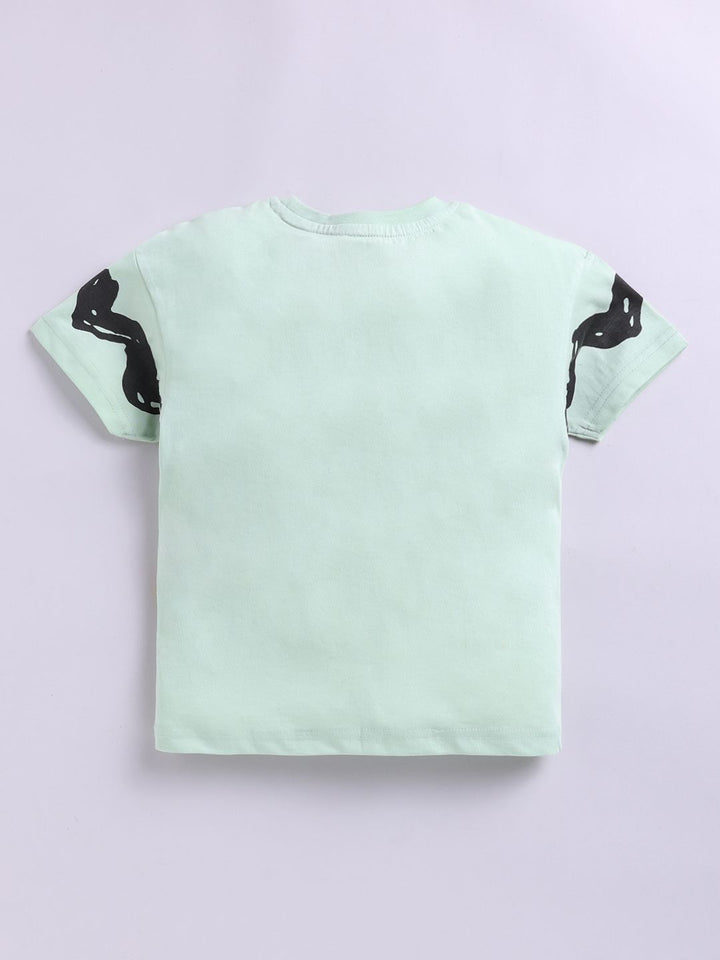 Happy Faces Boys Peanuts Printed Pure Cotton T-shirt