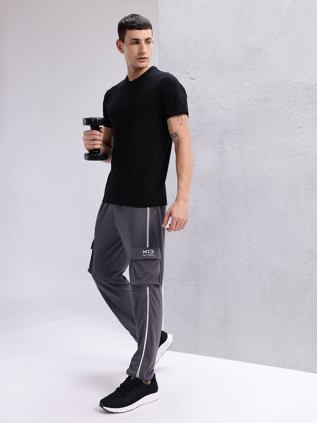 HRX by Hrithik Roshan Men Rapid-Dry Cargo Style Training Joggers