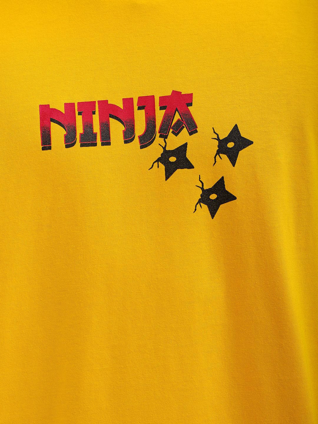 The Indian Garage Co Men Back Printed Round Neck Boxy Oversized T-shirt