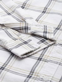 The Indian Garage Co Men Checked Pure Cotton Casual Shirt