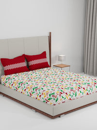 MYTRIDENT Unisex Red Bedsheets