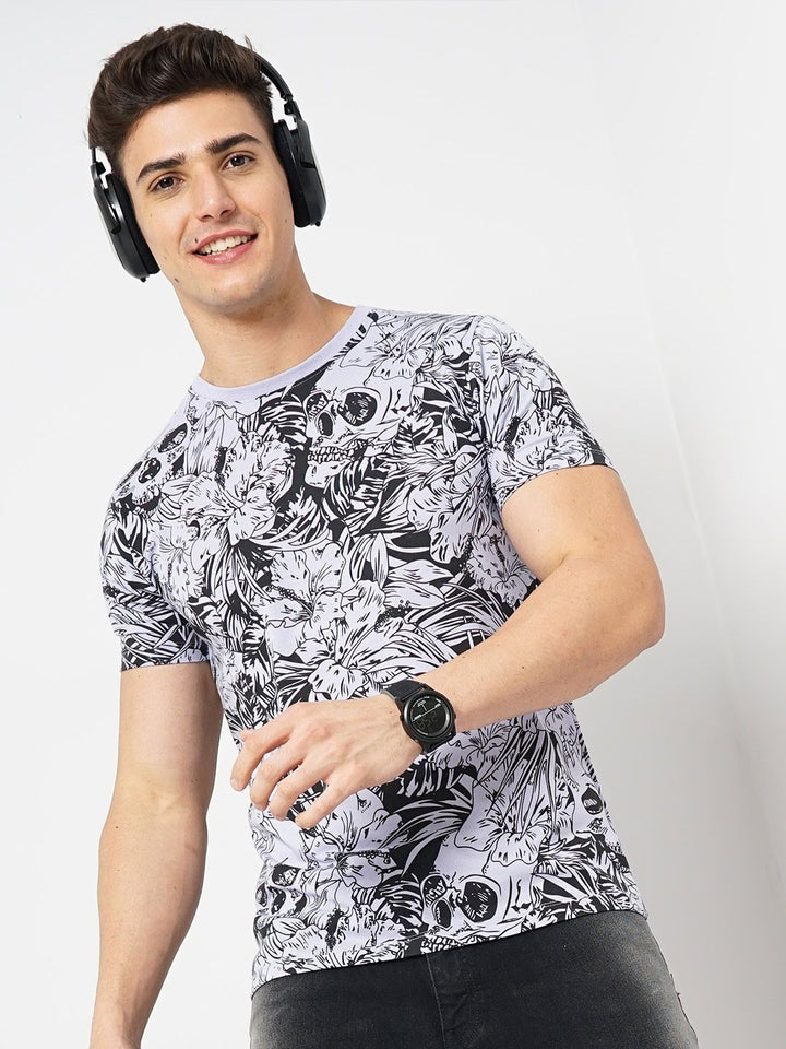 The Indian Garage Co Typography Printed Round Neck T-shirt