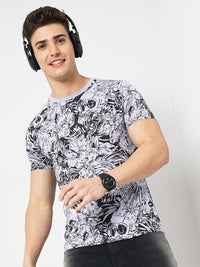 The Indian Garage Co Typography Printed Round Neck T-shirt