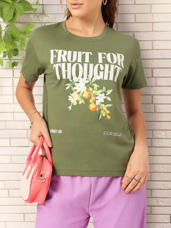 DressBerry Fruit Fanatic Printed T-shirt
