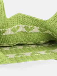 DressBerry Heart Crocheted Shopper Tote Bag