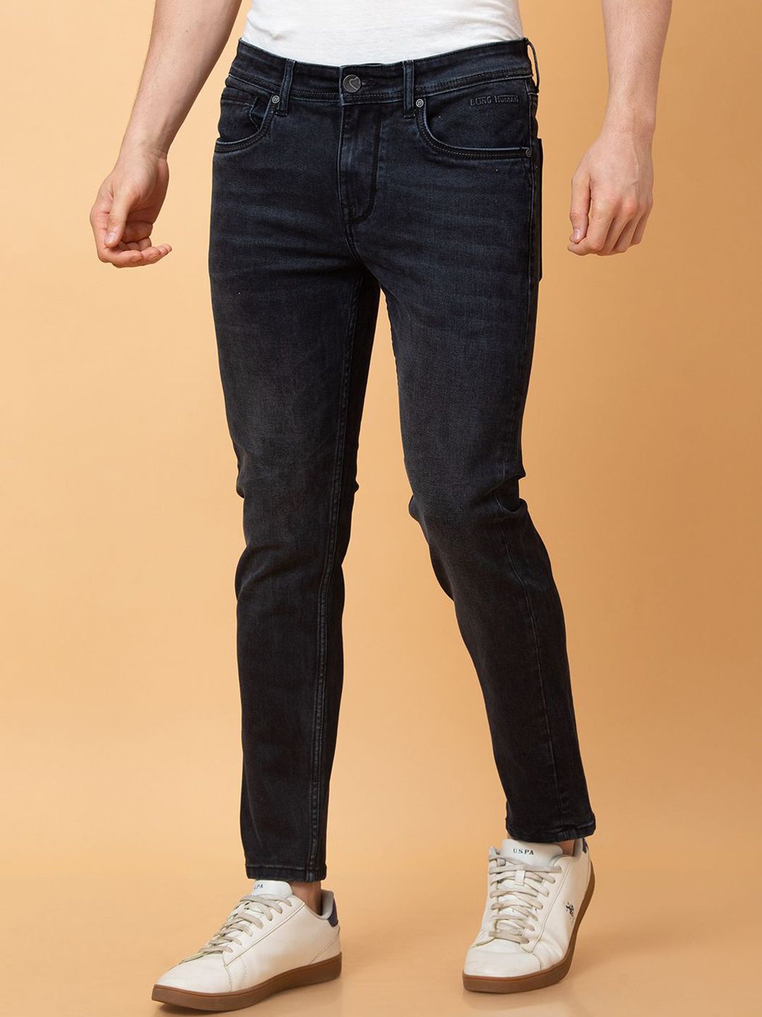 Being Human Men Light Fade Jeans