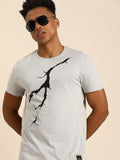 Being Human Abstract Printed Pure Cotton T-shirt