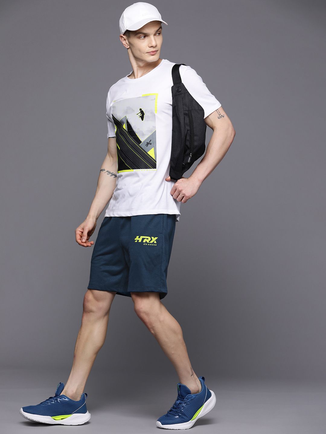 HRX by Hrithik Roshan Men Printed Detail Lifestyle Shorts