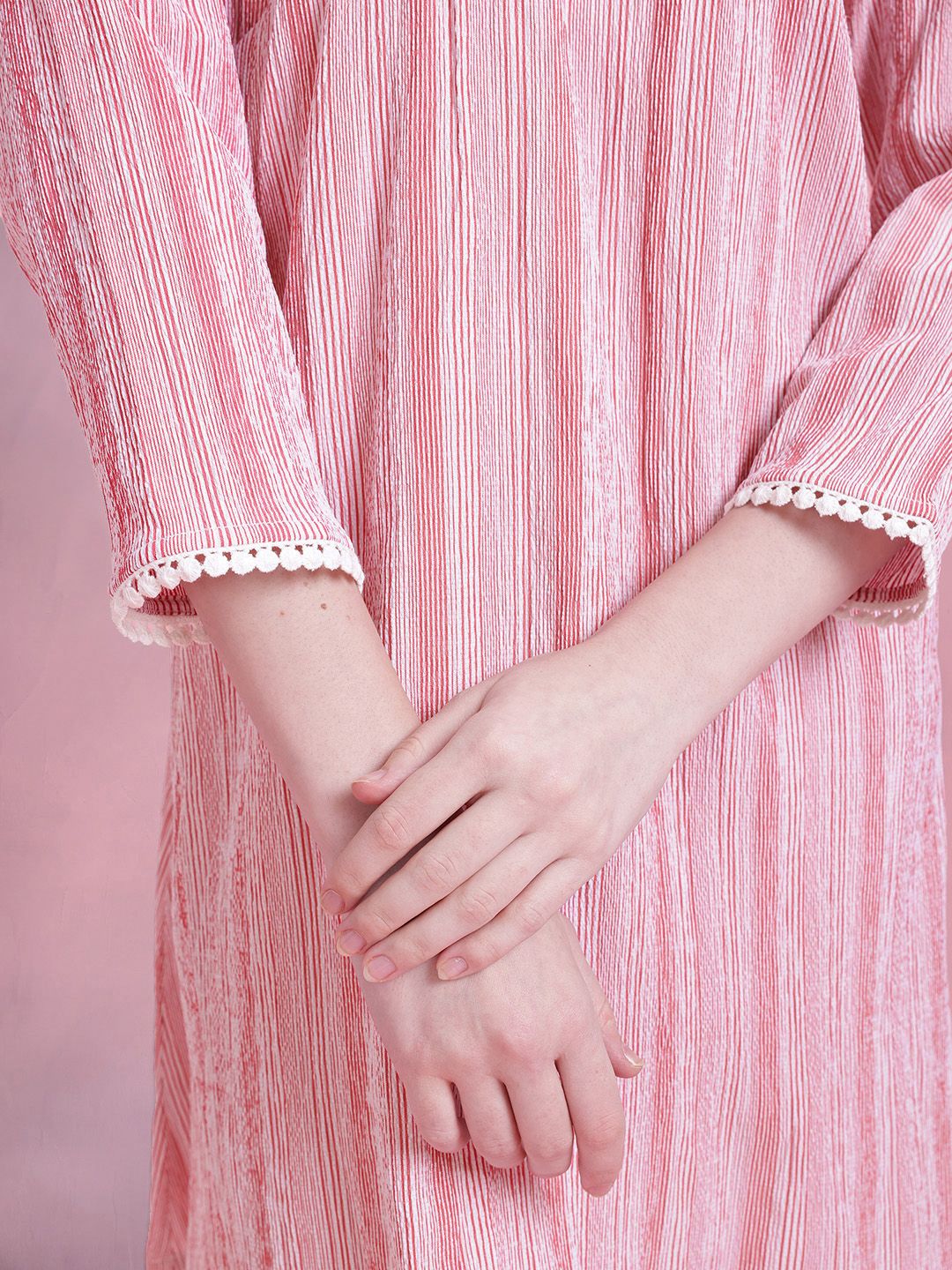 DressBerry Striped Empire Dress