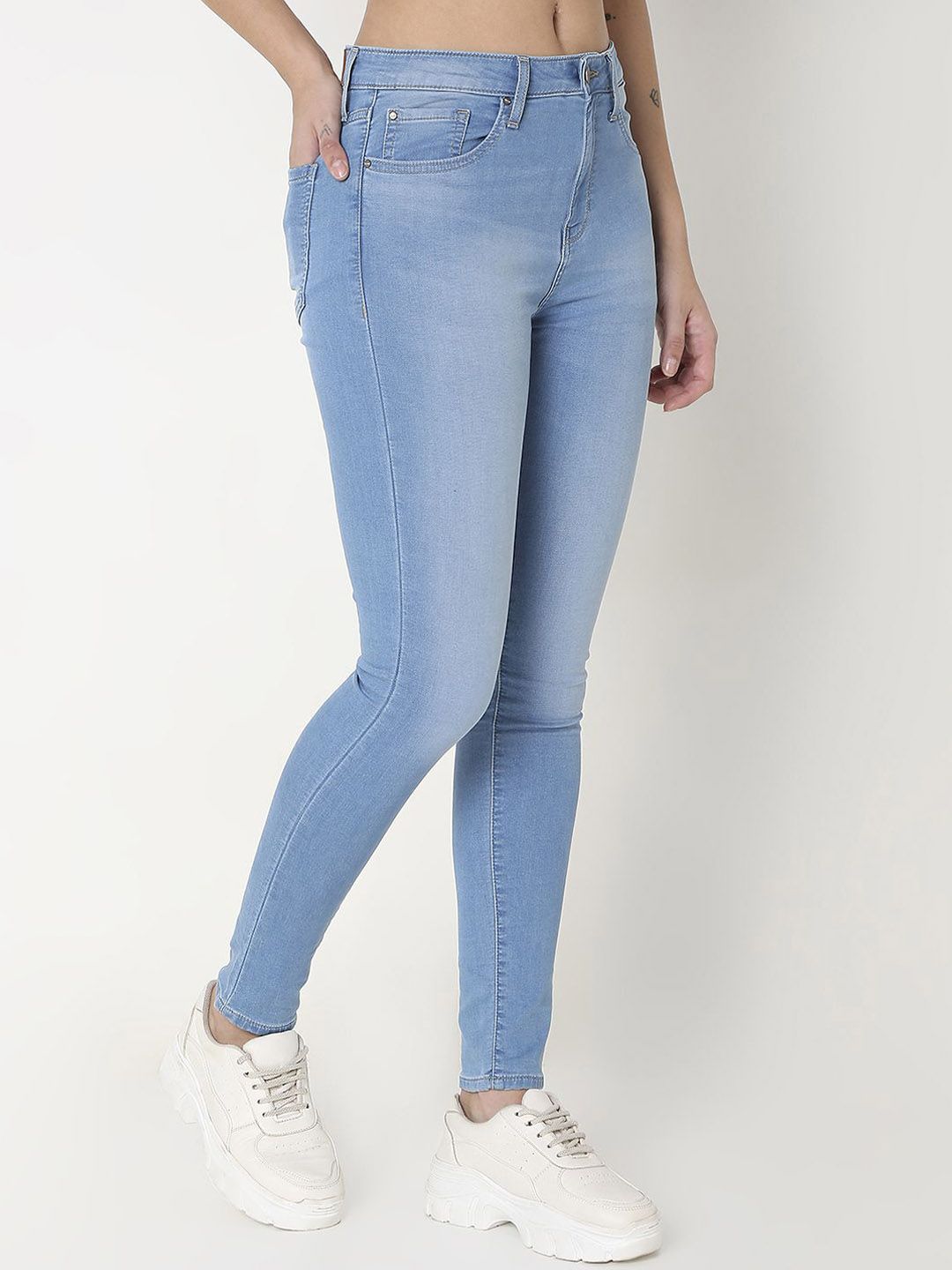 SPYKAR Women Slim Fit High-Rise Stretchable Jeans