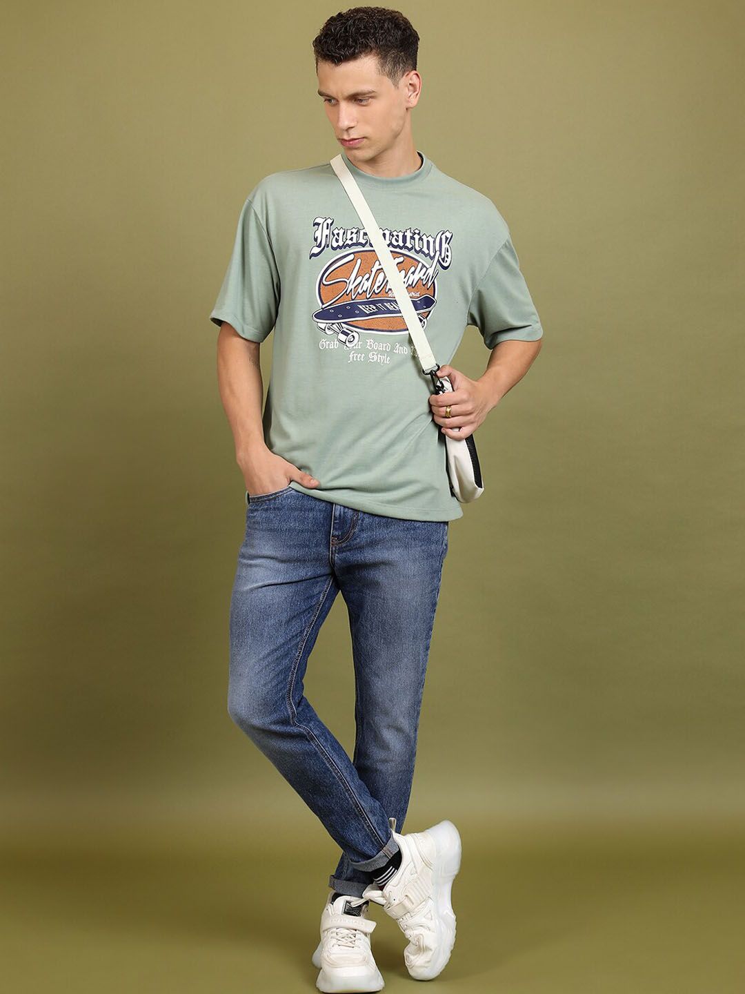 HIGHLANDER Men Mid Rise Slim Fit Stretchable Cotton Jeans