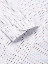 Raymond Slim Fit Micro Ditsy Printed Pure Cotton Formal Shirt