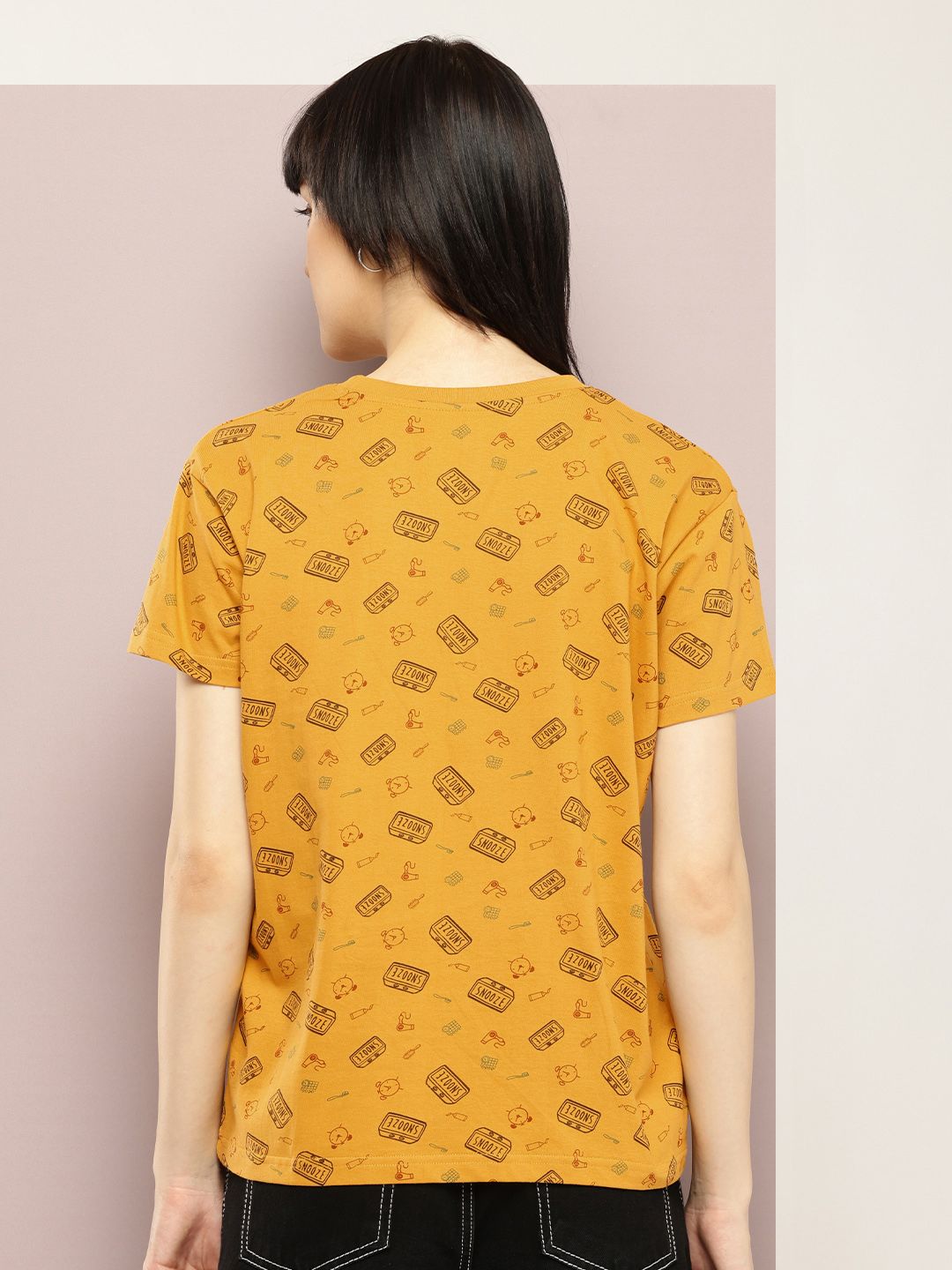 DILLINGER Printed Pure Super Combed Cotton Boxy T-shirt