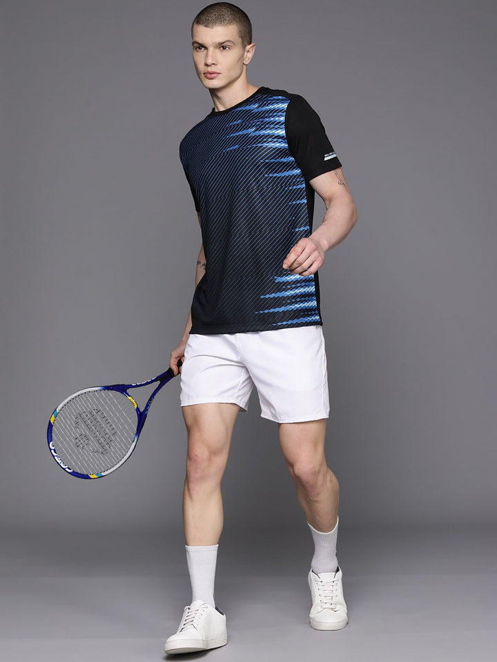 HRX by Hrithik Roshan Men Printed Rapid Dry Racket Sport T-shirt