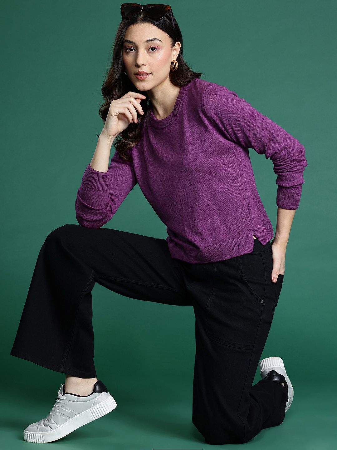 DressBerry Acrylic Casual Pullover