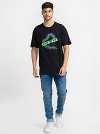 Being Human Typography Printed Round Neck T-shirt