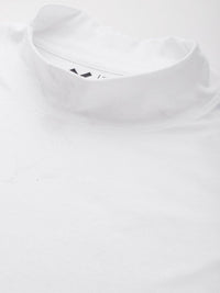 HRX by Hrithik Roshan High Neck Drop-Shoulder Sleeves T-Shirt