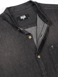 Thomas Scott Men Solid Cotton Smart Slim Fit Opaque Casual Shirt