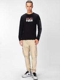 Bewakoof Men Typography Printed Round Neck Cotton T-shirt