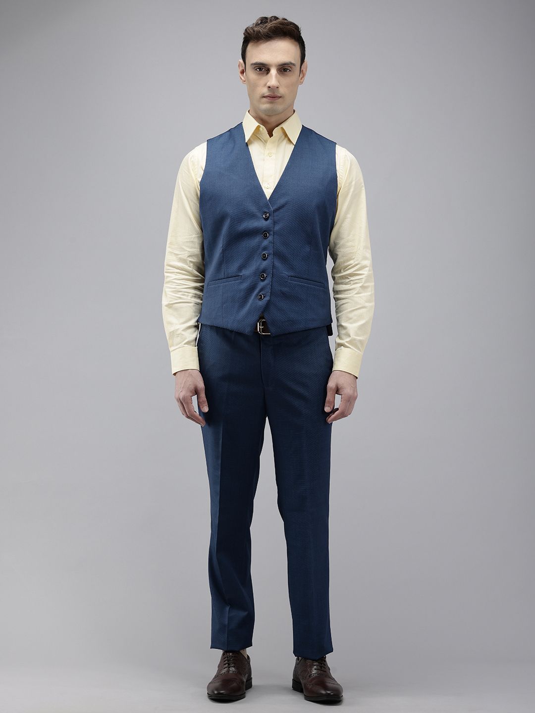 Park Avenue Single Breasted Slim Fit 3-Piece Part Wear Suit
