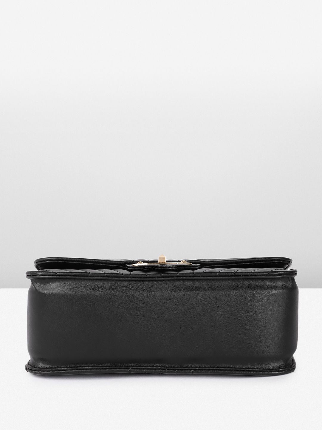 DressBerry Quilted Structured Shoulder Bag