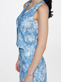 AND Women Floral Printed Top with Palazzos