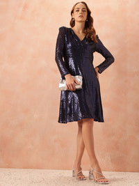 all about you Embellished Fit & Flare Dress