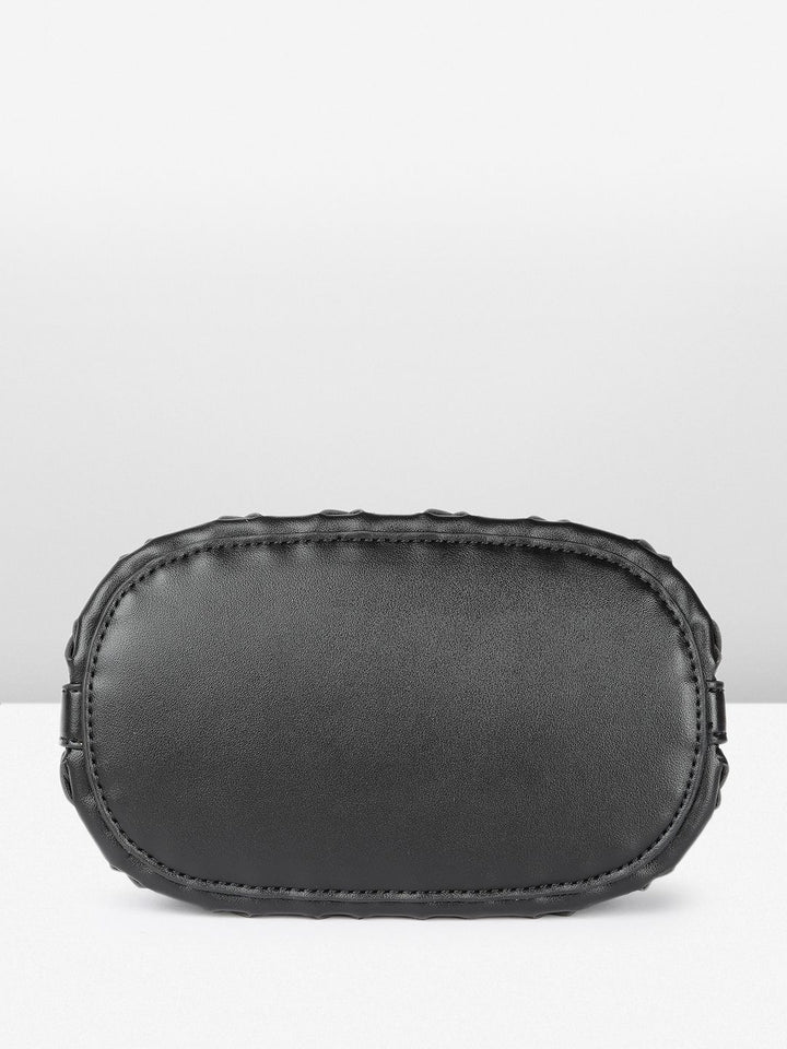 DressBerry Textured Structured Handheld Bag