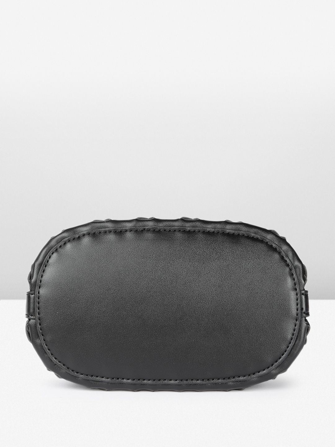 DressBerry Textured Structured Handheld Bag