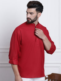 Anug by SOJANYA Men Red Kurta