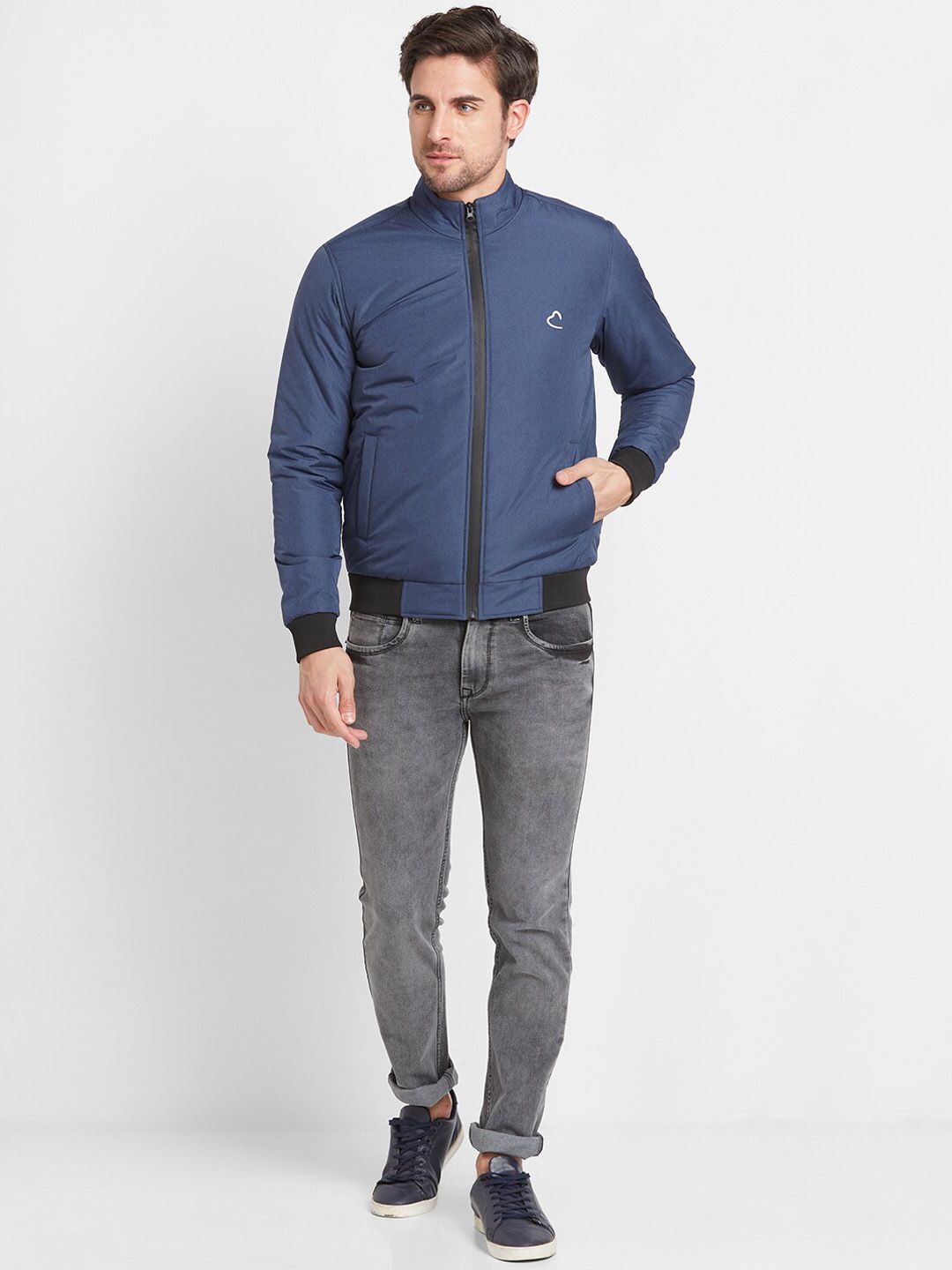 Being Human Mock Collar Bomber Jacket