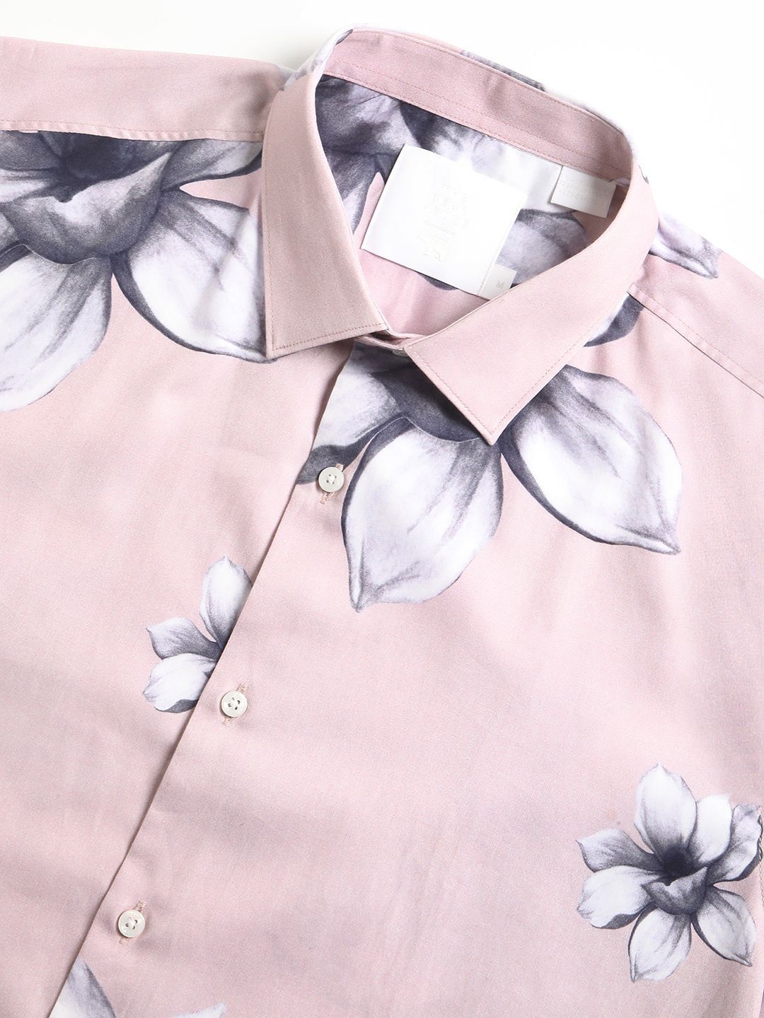 THE BEAR HOUSE Men FloralPrinted Slim Fit Casual Shirt