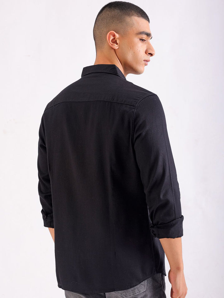 The Indian Garage Co Cotton Slim Fit Opaque Casual Shirt