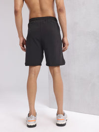 HRX by Hrithik Roshan Men Brand Logo Print Detail Training Shorts with Contrast Piping