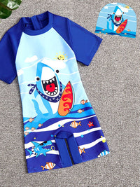 YK Girls Printed Round Neck Legsuit