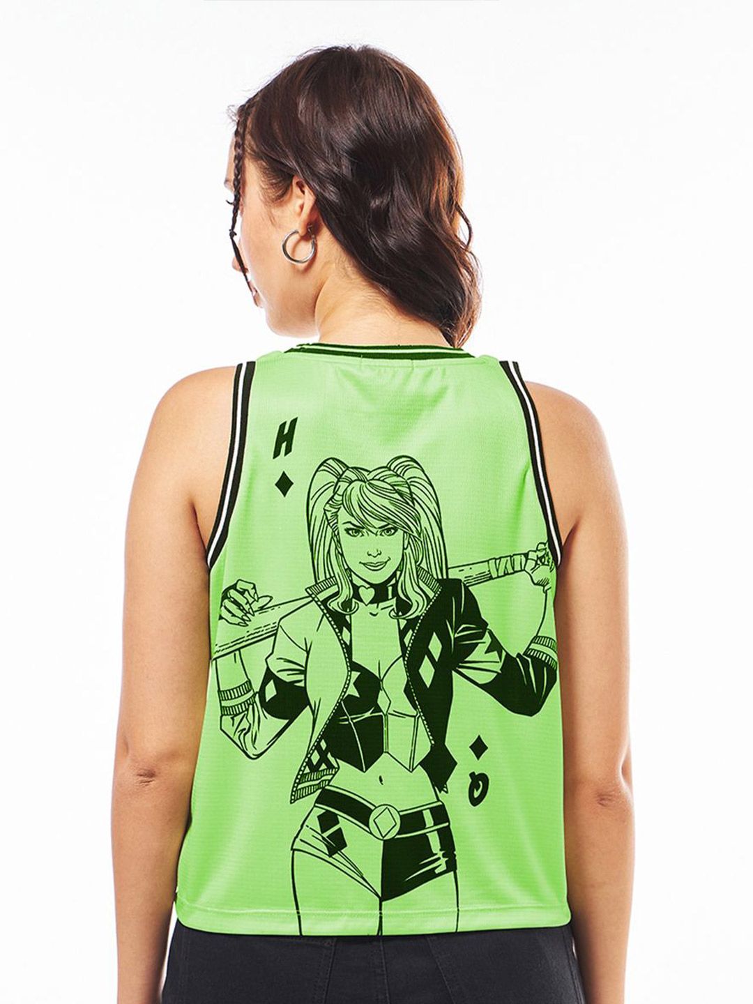 Bewakoof Graphic Printed Crop Tank Top