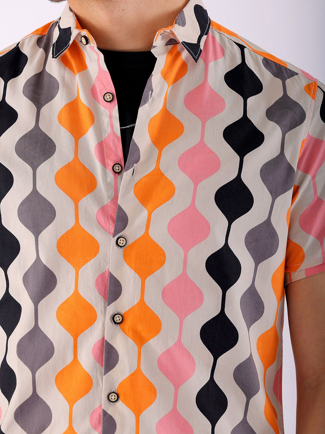 The Indian Garage Co Men Slim Fit Opaque Printed Casual Shirt