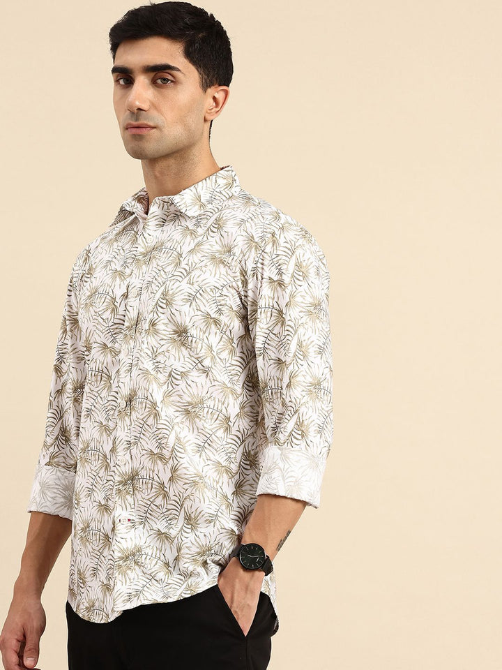 Being Human Tropical Printed Pure Cotton Casual Shirt