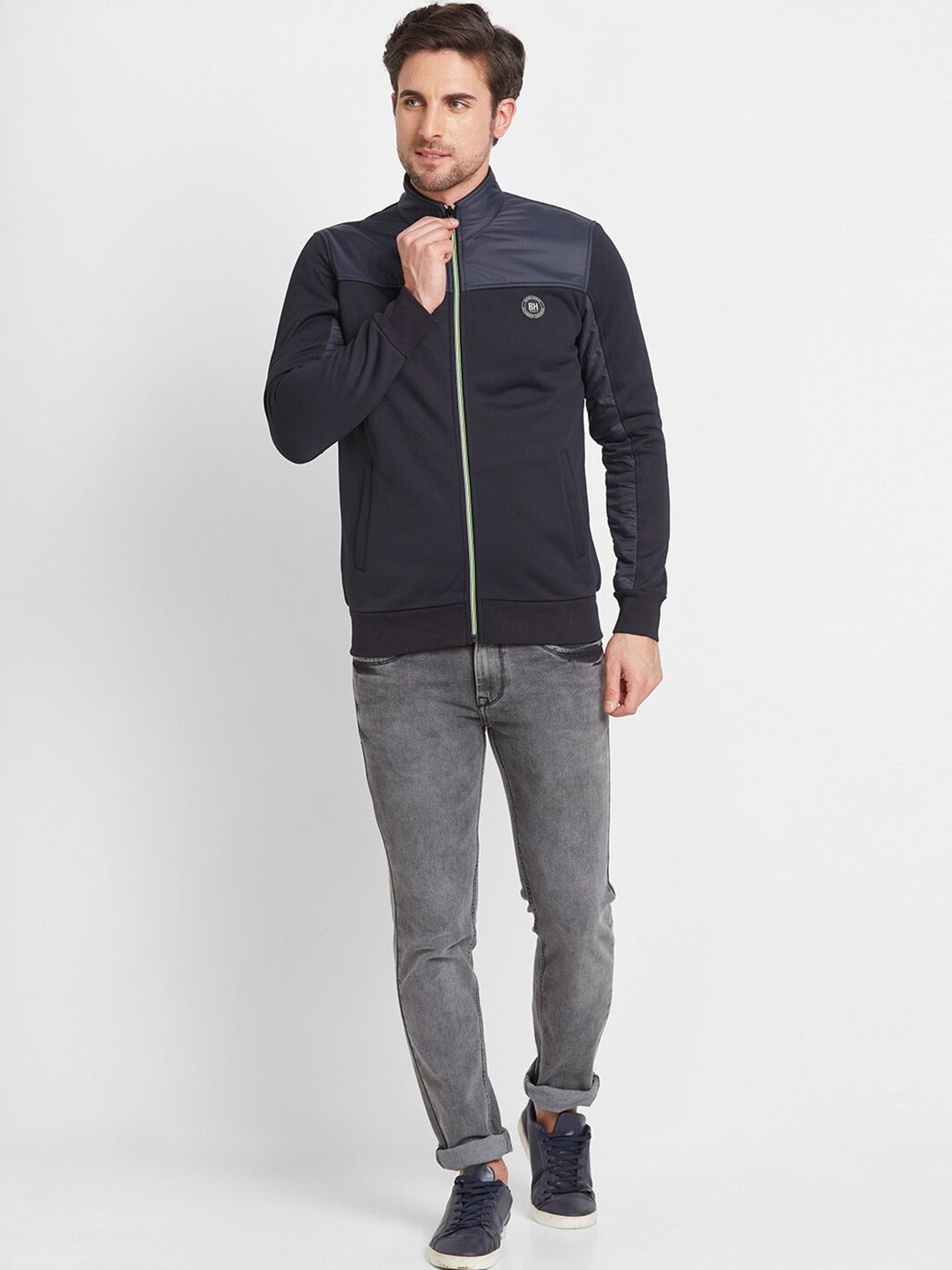 Being Human Mock Collar Bomber Jacket