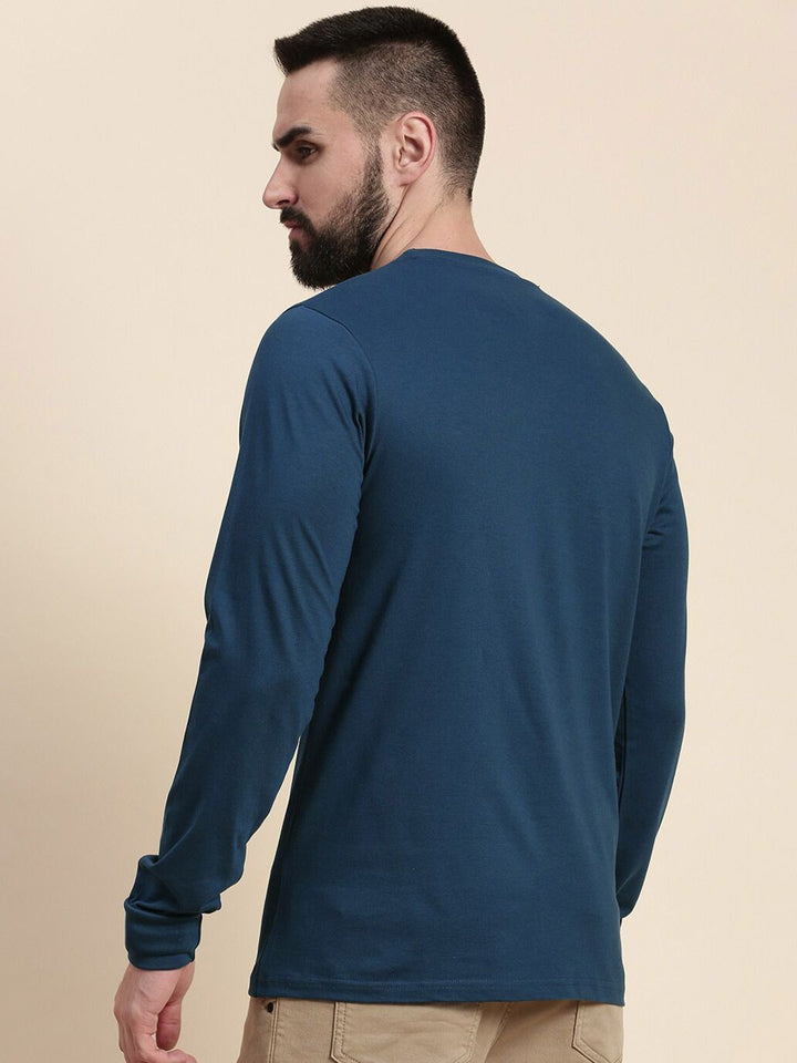 DILLINGER Typography Printed Round Neck Pure Cotton T-shirt
