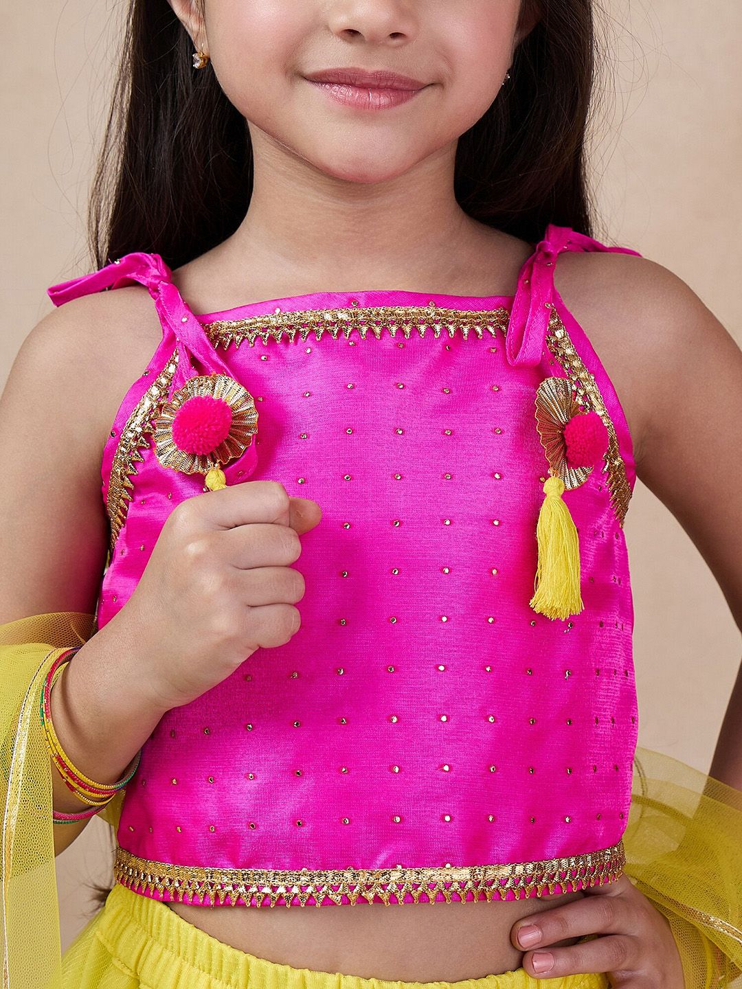 pspeaches Girls Ready to Wear Lehenga & Blouse With Dupatta