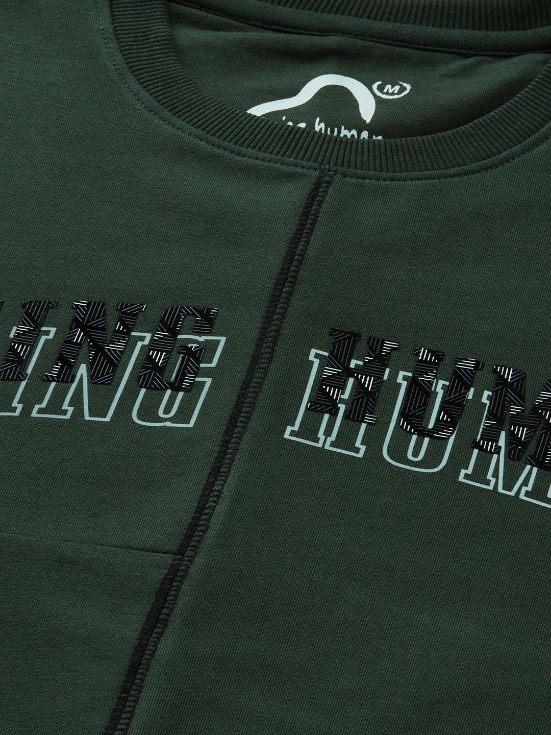 Being Human Men Brand Logo Printed Pullover Sweatshirt