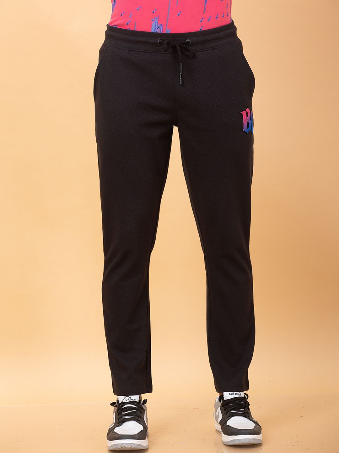 Being Human Men Mid Rise Track Pants