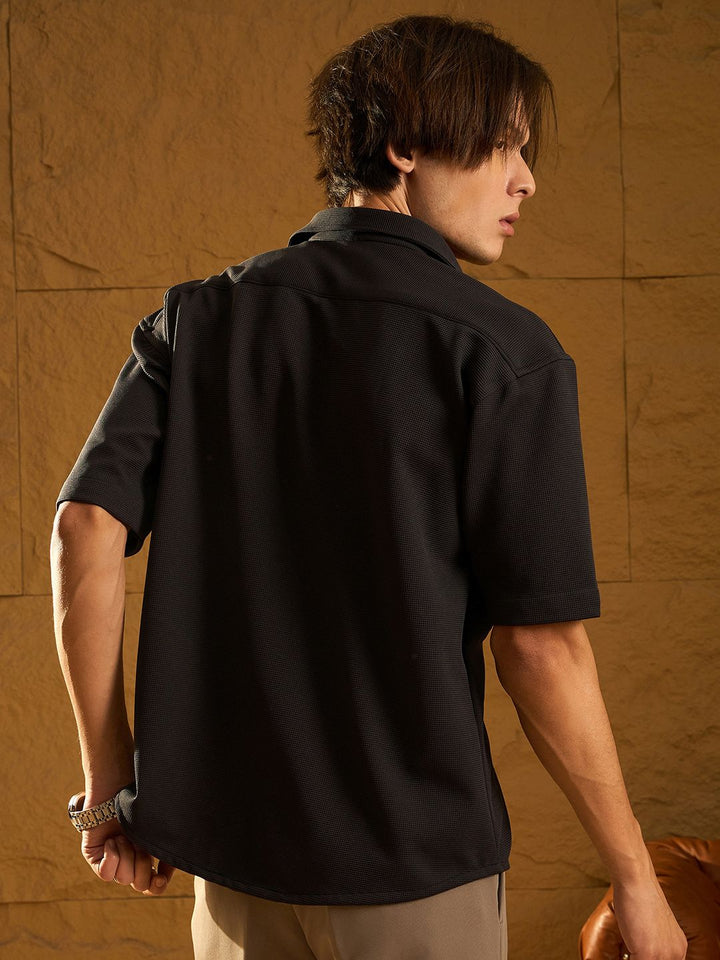 DENNISON Drop Shoulder Oversized Double Pocket Shirt