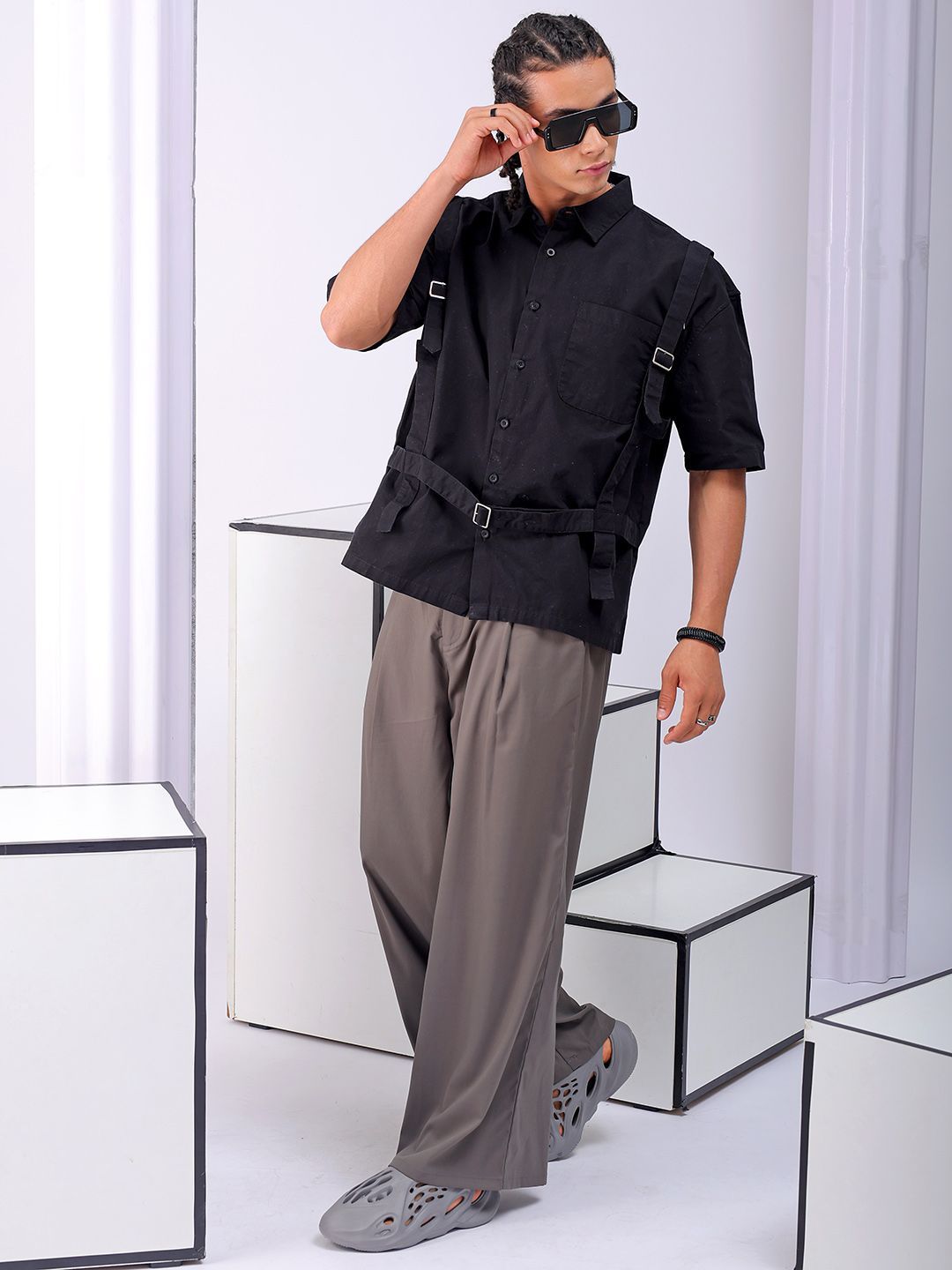 Garage CO Lelaki Kasual Kaisar Boxy Boxy