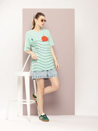 DILLINGER Printed Oversized Pure Cotton T-shirt